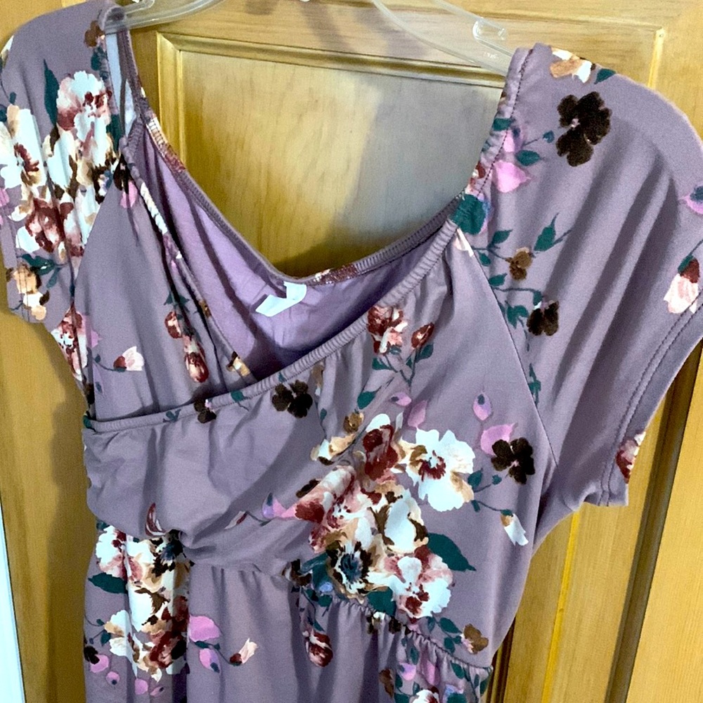 Pink Blush Maternity Faux Wrap Dress